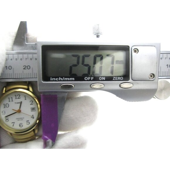 Women Timex Indiglo Quartz WR Analog 25mm Round Watch (H972) "New Battery" - Picture 2 of 11